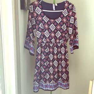 Francesca’s Purple Pattern Dress